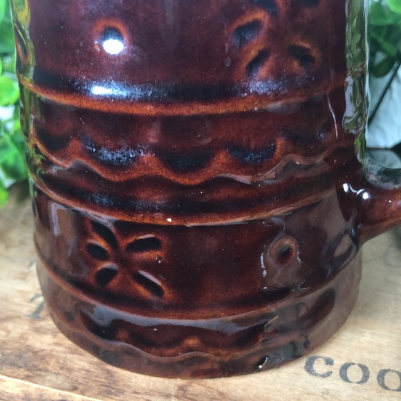 Hull Marcrest VTG 18oz Daisy Dot Stonewear Mug Coffee Tea Beer Drinkware - Picture 11 of 16